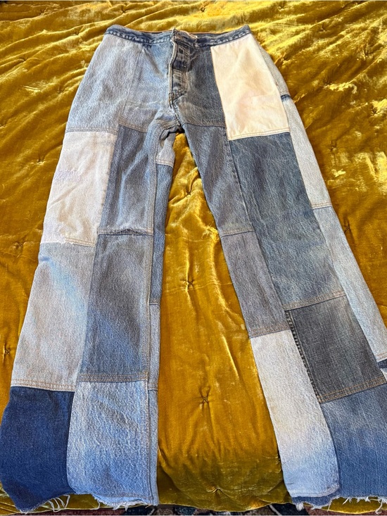 Re/Done Denim - Re/Done x Levi's Amina Patchwork High Rise. Jeans, size 27